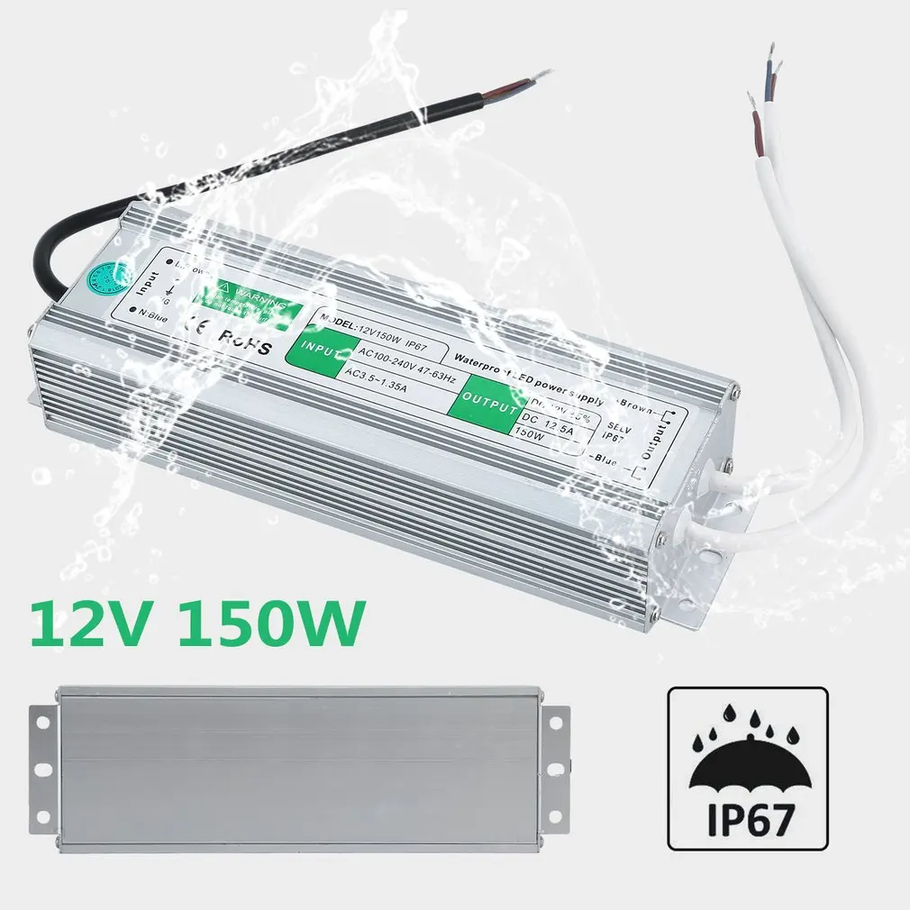 60W 120W 150W LED Power Supply DC12V Driver High Quality Lighting Transformers for LED Strip Lights 12V Power Supply Adapter
60W 120W 150W LED Power Supply DC12V Driver High Quality Lighting Transformers for LED Strip Lights 12V Power Supply Adapter