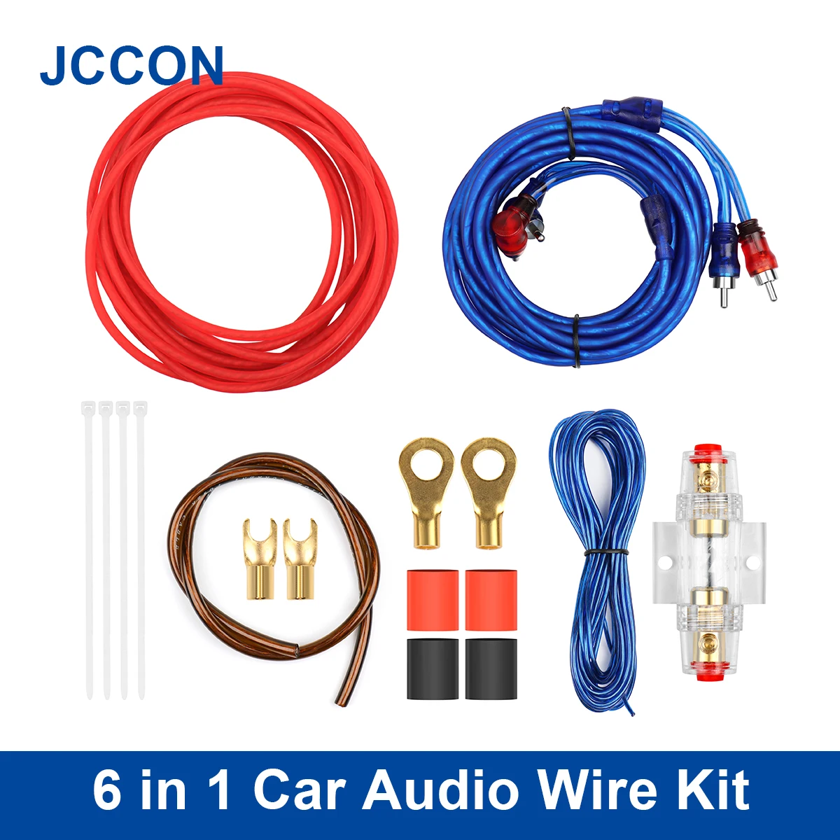1500W Car Audio Wire Kit Amplifier Power RCA Sub Woofer Wiring Power Cable Fuse Modification Audio Subwoofer 4.5M For Amplifier
1500W Car Audio Wire Kit Amplifier Power RCA Sub Woofer Wiring Power Cable Fuse Modification Audio Subwoofer 4.5M For Amplifier