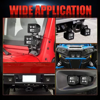2pcs 6000K Fog Light Front A-pillar Spot Work LED Lamp 7-D-PLUS Beam High Bright IP68 Waterproof For Pickup/ Truck/ Off-road
2pcs 6000K Fog Light Front A-pillar Spot Work LED Lamp 7-D-PLUS Beam High Bright IP68 Waterproof For Pickup/ Truck/ Off-road