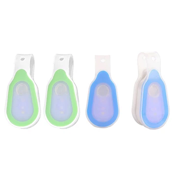 2Pcs LED Flashlight Clip on To Clothing LED netic Lights Running Button Silicone Clip Lamp for Hiking Running
2Pcs LED Flashlight Clip on To Clothing LED netic Lights Running Button Silicone Clip Lamp for Hiking Running