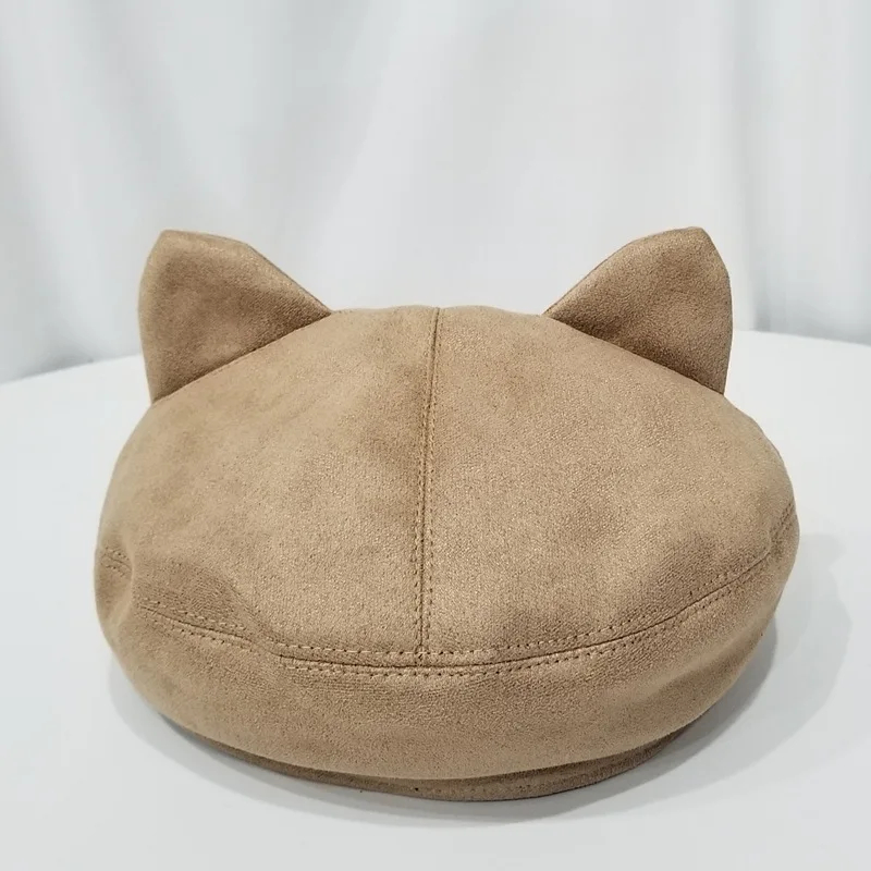 Autumn Winter Berets Cat Ears Painter Hat Beret Fashion Winter Hats for Women Suede French Hat Solid Color Pumpkin Hat Caps
Autumn Winter Berets Cat Ears Painter Hat Beret Fashion Winter Hats for Women Suede French Hat Solid Color Pumpkin Hat Caps