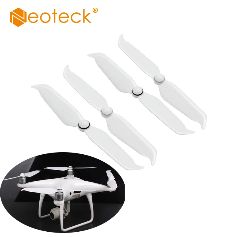2 пары пластиковых малошумных пропеллеров Neoteck 9455S для Phantom 4 Pro V2.0/Pro +/Adv |