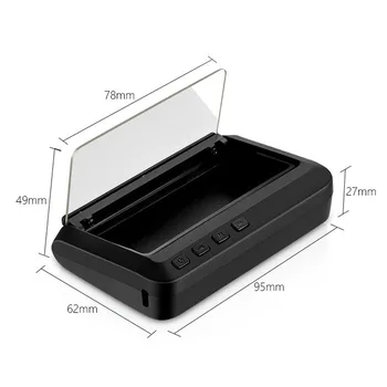 HUD Speedometer Screen HD LED Stereo Imaging Display Screen Automotive Tool Safe Driving Fault Code Elimination Trouble Alarm
HUD Speedometer Screen HD LED Stereo Imaging Display Screen Automotive Tool Safe Driving Fault Code Elimination Trouble Alarm