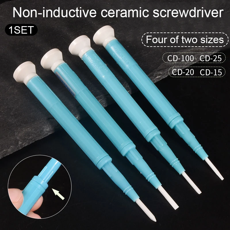 Non-inductive adjustment cross-shaped precision computer fine-tuning screwdriver antimagnetic ceramic screwdriver screwdriver
Non-inductive adjustment cross-shaped precision computer fine-tuning screwdriver antimagnetic ceramic screwdriver screwdriver