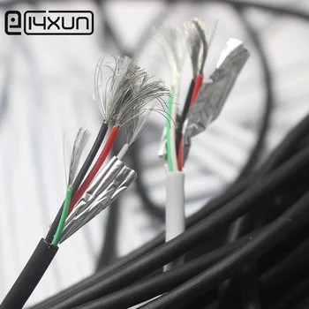 10metre 4 wire white / black data cable with Shield / USB Audio BNC Vedio / DIY plug the power for Phone / tablet charging Wire
10metre 4 wire white / black data cable with Shield / USB Audio BNC Vedio / DIY plug the power for Phone / tablet charging Wire