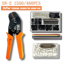 DuPont Connector Automotive Connector Tool Set SN-2 460Pcs 1550Pcs Pin Terminal Set Automotive Link Terminal Crimping Pliers
DuPont Connector Automotive Connector Tool Set SN-2 460Pcs 1550Pcs Pin Terminal Set Automotive Link Terminal Crimping Pliers
