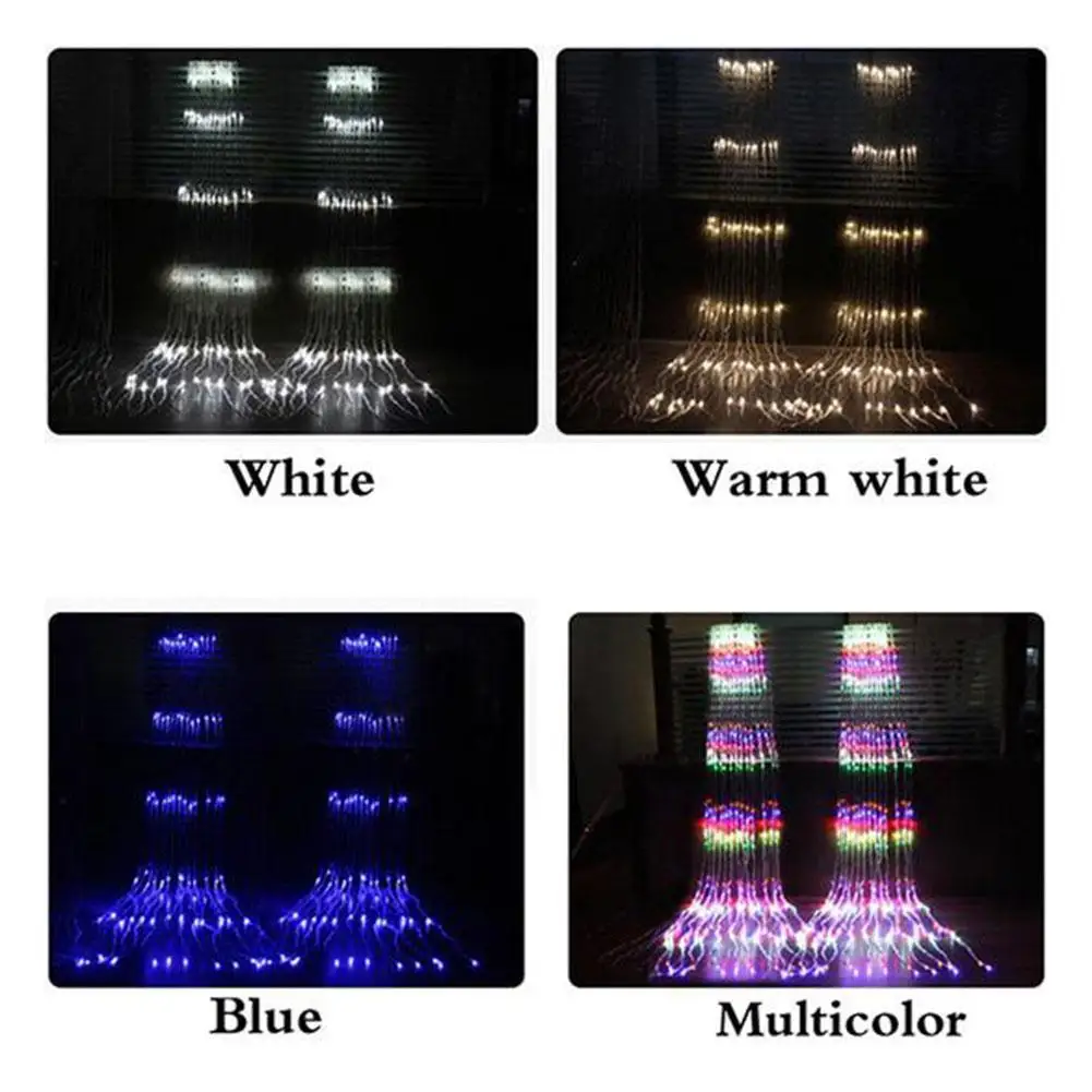 Christmas LED Waterfall Meteor Shower Rain String Light Holiday Decorations Decorative 3X3M/6X3M LED Bedroom Lights For Hom L3A8
Christmas LED Waterfall Meteor Shower Rain String Light Holiday Decorations Decorative 3X3M/6X3M LED Bedroom Lights For Hom L3A8