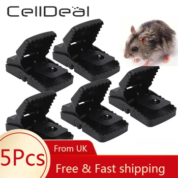 CellDeal 5pcs Reusable Rat Traps Self Setting Rat Splatter Catching Mice Mouse trap Bait Snap Spring Rodent Catcher Mousetrap
CellDeal 5pcs Reusable Rat Traps Self Setting Rat Splatter Catching Mice Mouse trap Bait Snap Spring Rodent Catcher Mousetrap