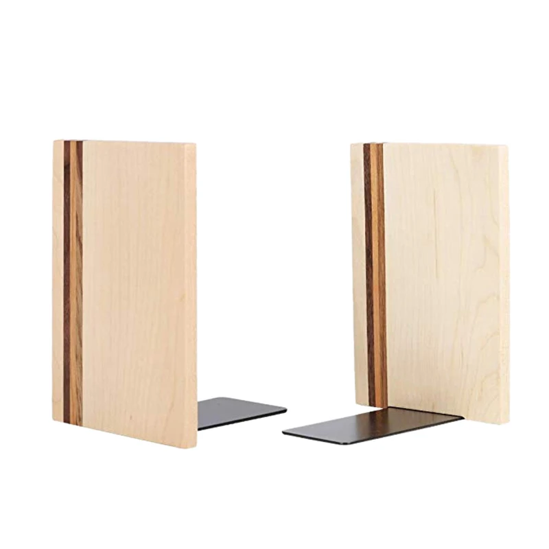 

New-Wooden Maple Artist Bookends Decorative Book Ends