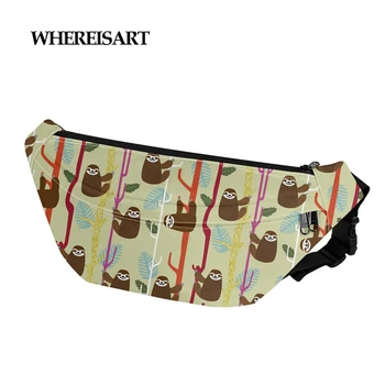 WHEREISART Casual Waist Bag Kawaii Sloth Chest Bum Belt Pack Women Custom Pattern Lightweight Daily Shoulder Belt Pouch
WHEREISART Casual Waist Bag Kawaii Sloth Chest Bum Belt Pack Women Custom Pattern Lightweight Daily Shoulder Belt Pouch