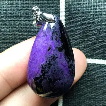 100% Natural Royal Purple Sugilite Pendant For Woman Man Crystal 33x19x10mm Water Drop Beads South Africa Stone Jewelry AAAAA
100% Natural Royal Purple Sugilite Pendant For Woman Man Crystal 33x19x10mm Water Drop Beads South Africa Stone Jewelry AAAAA