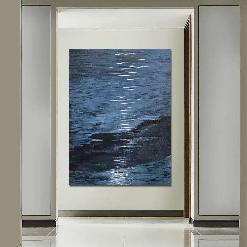 Late At Night Submerged Reef Handpainted Oil Painting On Canvas, Large Handmade Wall Art, Modern Home Decoration, No Framed
Late At Night Submerged Reef Handpainted Oil Painting On Canvas, Large Handmade Wall Art, Modern Home Decoration, No Framed