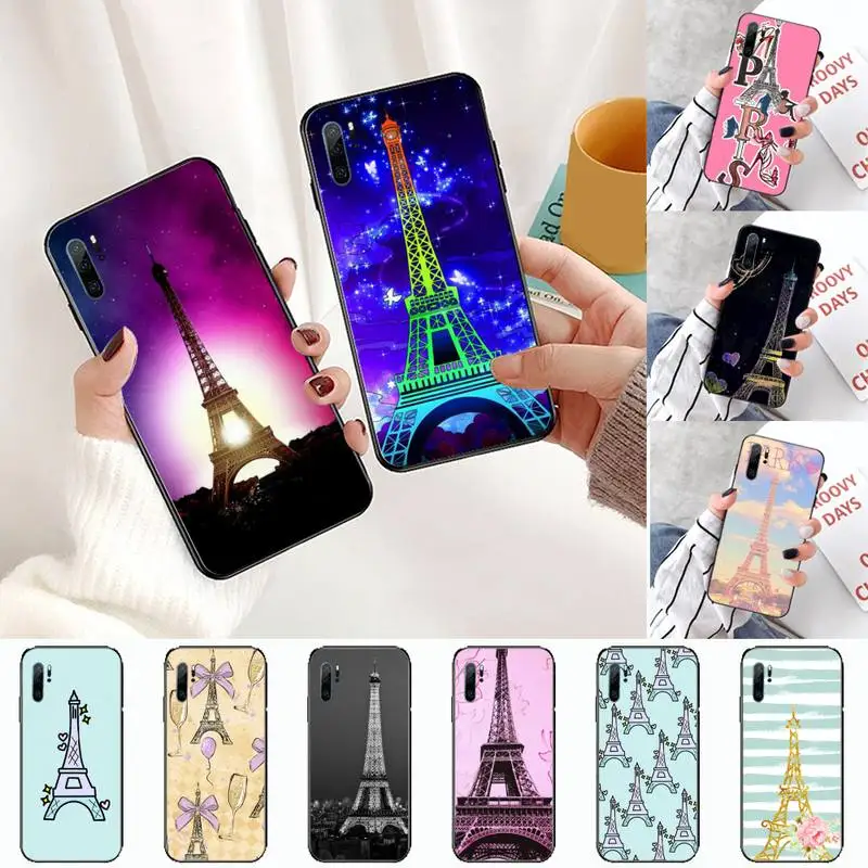 Чехол для телефона с рисунком Эйфелевой башни Huawei P9 P10 P20 P30 Lite 2016 2017 2019 plus pro P smart |