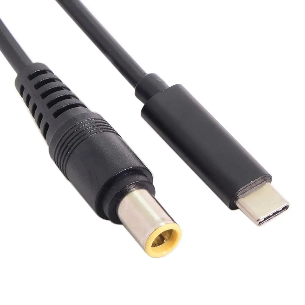 USB3.1 Type C USB-C Male Input to Lenovo DC 7.9*5.4mm magsafe1&2 macbook air pro Power PD Charge Cable 1.8m (6ft) for Laptop
USB3.1 Type C USB-C Male Input to Lenovo DC 7.9*5.4mm magsafe1&2 macbook air pro Power PD Charge Cable 1.8m (6ft) for Laptop