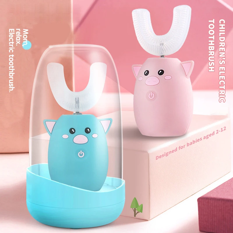 U Type 360 Degrees Children Sonic Electric Toothbrush Kids Tooth Brush Cartoon Pattern USB Charger Silicone UV Sterilization
U Type 360 Degrees Children Sonic Electric Toothbrush Kids Tooth Brush Cartoon Pattern USB Charger Silicone UV Sterilization