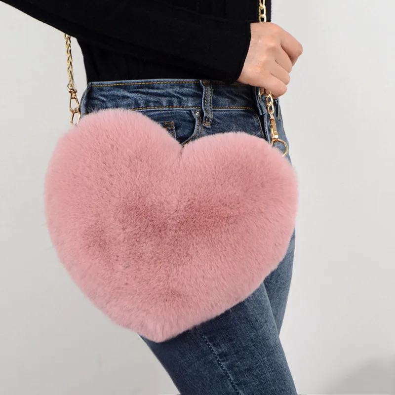 2019 Winter Women Faux Fur Heart Bag Lady Handbag Shoulder Bag Kawaii Girls Big Love Messenger Crossbody Bag sac main bolsa
2019 Winter Women Faux Fur Heart Bag Lady Handbag Shoulder Bag Kawaii Girls Big Love Messenger Crossbody Bag sac main bolsa