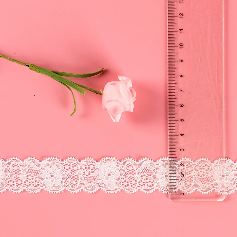 2 Yards Elastic lace fabric bilateral wave elastic lace bra apparel underwear decoration accessories
2 Yards Elastic lace fabric bilateral wave elastic lace bra apparel underwear decoration accessories