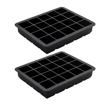 2 Pcs 20 Cavity Square Ice Cube Mold Tray Ice Balls Maker Mold Flexible Silicone Ice Tray for Whiskey Cocktails Candy Cake
2 Pcs 20 Cavity Square Ice Cube Mold Tray Ice Balls Maker Mold Flexible Silicone Ice Tray for Whiskey Cocktails Candy Cake