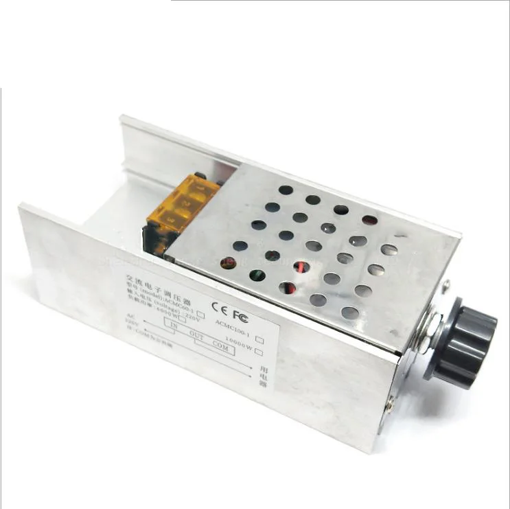 Professional 6000W 220V High Power Voltage Regulators SCR Speed Controller Electronic Voltage Regulator Governor Thermostat HR
Professional 6000W 220V High Power Voltage Regulators SCR Speed Controller Electronic Voltage Regulator Governor Thermostat HR