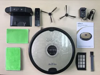 Robot Vacuum Cleaner Floor Cleaner with Remote Control Ultra-quiet Slim Body LCD Display Voice Prompt Sensitive Reaction
Robot Vacuum Cleaner Floor Cleaner with Remote Control Ultra-quiet Slim Body LCD Display Voice Prompt Sensitive Reaction