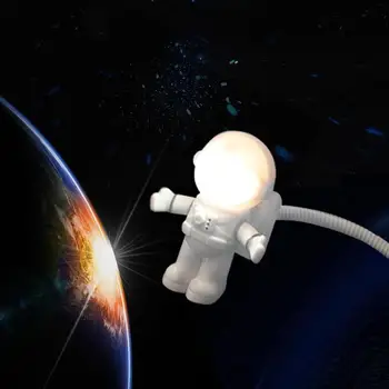 White Flexible Spaceman Astronaut USB Tube LED Night Light Lamp For Computer Laptop PC Notebook Reading Portable DC 5W
White Flexible Spaceman Astronaut USB Tube LED Night Light Lamp For Computer Laptop PC Notebook Reading Portable DC 5W