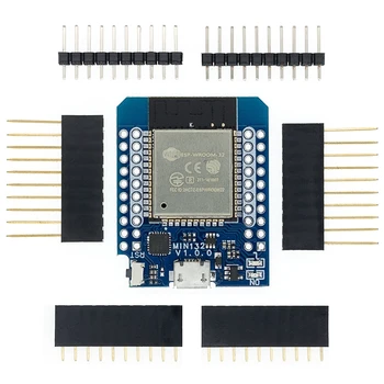 5pcs D1 mini ESP32 ESP-32 WiFi+Bluetooth Internet of Things development board based ESP8266 Fully functional
5pcs D1 mini ESP32 ESP-32 WiFi+Bluetooth Internet of Things development board based ESP8266 Fully functional