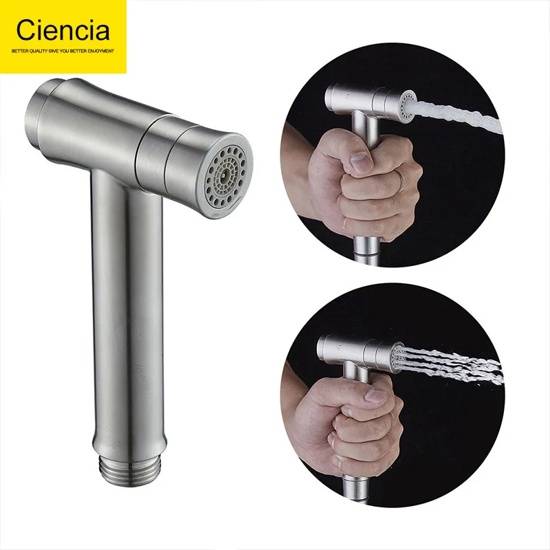 304 Stainless Steel Supercharge Double Feature Chamber Pot Spray Gun Health Faucet Small Nozzle Chamber Pot Flusher Sprayer Fitt
304 Stainless Steel Supercharge Double Feature Chamber Pot Spray Gun Health Faucet Small Nozzle Chamber Pot Flusher Sprayer Fitt