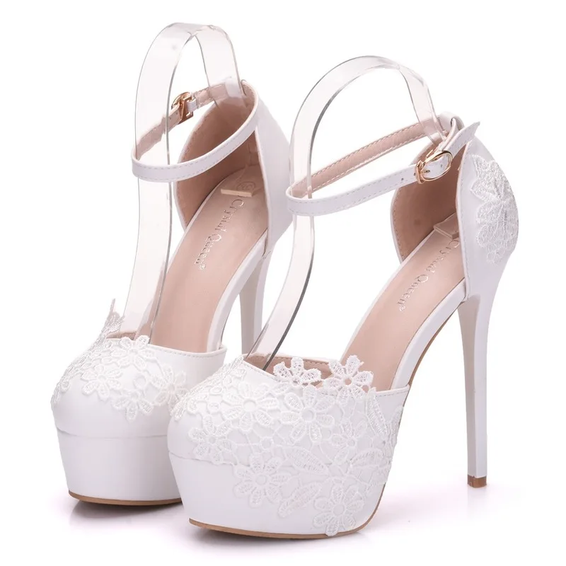 Spring summer Women Pumps Hollow Waterproof platform PU Round Toe Thin Heels 14 cm High Heels Women's Wedding Shoes
Spring summer Women Pumps Hollow Waterproof platform PU Round Toe Thin Heels 14 cm High Heels Women's Wedding Shoes