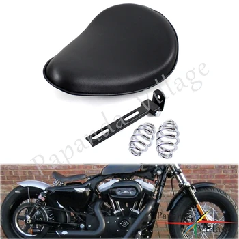 Motorcycle Solo Spring Driver Seat Covers Black Leather Seat Pan Cover For Harley Honda Triumph Chopper Bobber Cafe Racer
Motorcycle Solo Spring Driver Seat Covers Black Leather Seat Pan Cover For Harley Honda Triumph Chopper Bobber Cafe Racer