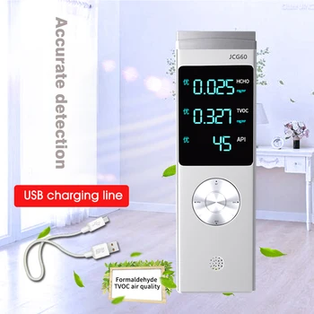 Tester Analyzer Formaldehyde Detector LCD Display Accurate Portable Air Quality Pollution Monitor Professional HCHO TVOC API
Tester Analyzer Formaldehyde Detector LCD Display Accurate Portable Air Quality Pollution Monitor Professional HCHO TVOC API