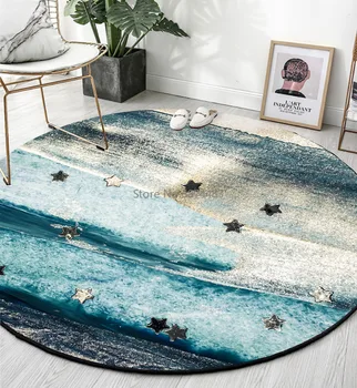 Art Watercolor Blue Green Abstract Heavy Metal Round Living Room Bedroom Non-slip Floor Mat Carpet
Art Watercolor Blue Green Abstract Heavy Metal Round Living Room Bedroom Non-slip Floor Mat Carpet