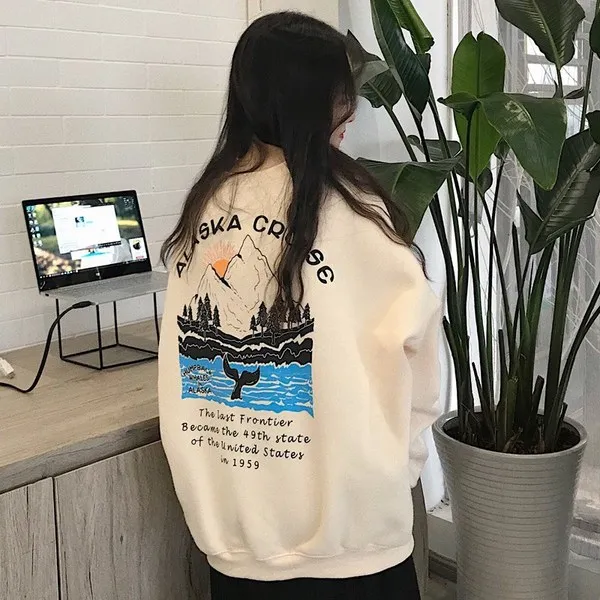 2019 new autumn and winter women's sweatshirt loose letter printing thin section lazy wind pullover women
2019 new autumn and winter women's sweatshirt loose letter printing thin section lazy wind pullover women