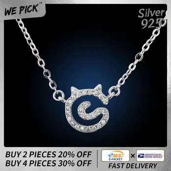 S925 Sterling Silver Pendants Necklaces 2020 Women Fashion Little Cat Imitation Diamond Chain Party Halloween Exquisite Jewelry
S925 Sterling Silver Pendants Necklaces 2020 Women Fashion Little Cat Imitation Diamond Chain Party Halloween Exquisite Jewelry