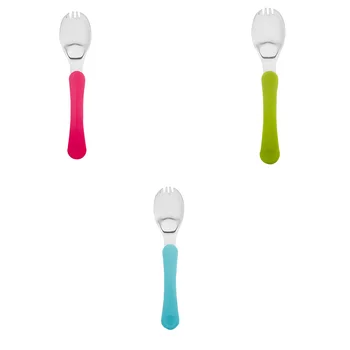 Stainless Steel Infant Eating Spoon Baby Candy Color Tableware Kids Folding Spoon Soft Handle Children Tableware
Stainless Steel Infant Eating Spoon Baby Candy Color Tableware Kids Folding Spoon Soft Handle Children Tableware
