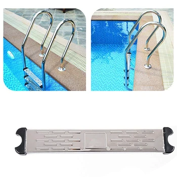 Swimming Pool Stainless Steel Replacement Ladder Rung Steps Anti Slip Durable Steps Swimming Pool Ladder Pedal Rung Steps 1Pcs
Swimming Pool Stainless Steel Replacement Ladder Rung Steps Anti Slip Durable Steps Swimming Pool Ladder Pedal Rung Steps 1Pcs