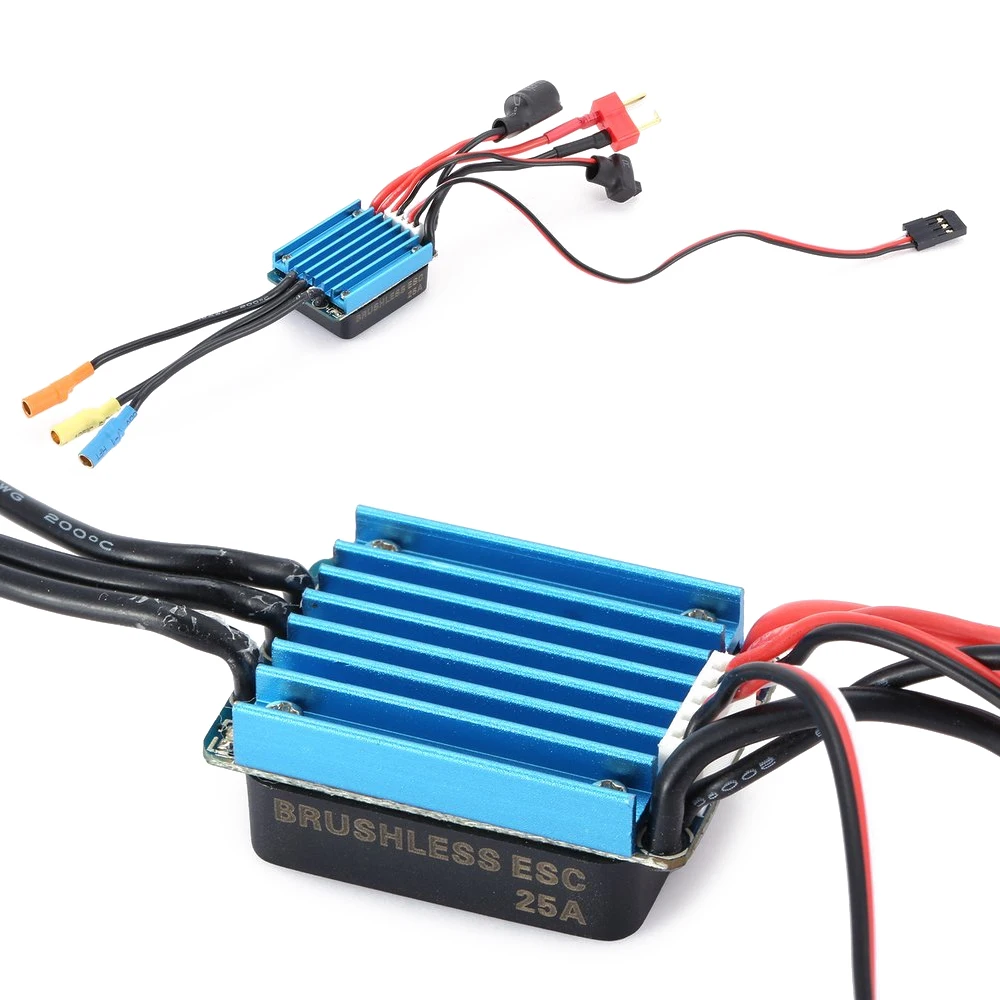 2435 4800KV Sensorless Brushless Motor+25A Brushless ESC Electric Speed Controller for 1/16 1/18 RC Car Truck
2435 4800KV Sensorless Brushless Motor+25A Brushless ESC Electric Speed Controller for 1/16 1/18 RC Car Truck