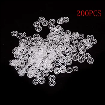 200PCS(10bags) Transparent S Clips for Loom Rubber Bands DIY Bracelet Loom Bands Accessories Diy S Clips Diy Loom Bands 
200PCS(10bags) Transparent S Clips for Loom Rubber Bands DIY Bracelet Loom Bands Accessories Diy S Clips Diy Loom Bands