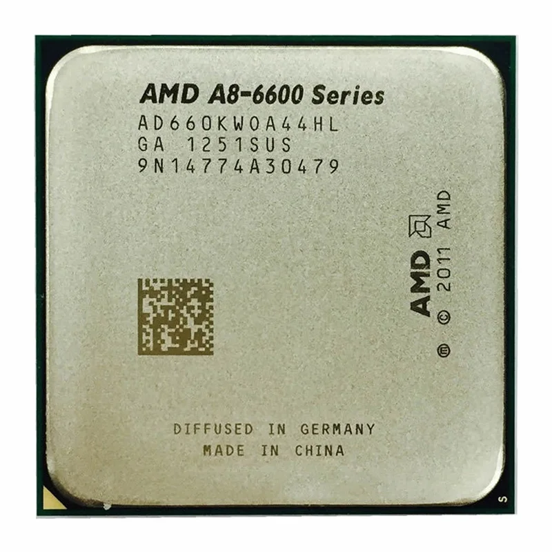 Процессор AMD A8 6600K A8-6600K 3 9 ГГц 100 Вт разъем FM2 четырехъядерный процессор для