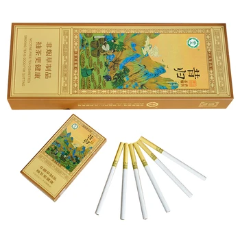 Tea smoke authentic cigarette package with mint flavor fine golden bud a nicotine free tobacco control product for men and women
Tea smoke authentic cigarette package with mint flavor fine golden bud a nicotine free tobacco control product for men and women