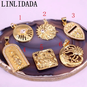 10Pcs High quality cz pendant,square/round shape cubic zircon charm jewelry,bracelet/necklace component wholesale
10Pcs High quality cz pendant,square/round shape cubic zircon charm jewelry,bracelet/necklace component wholesale