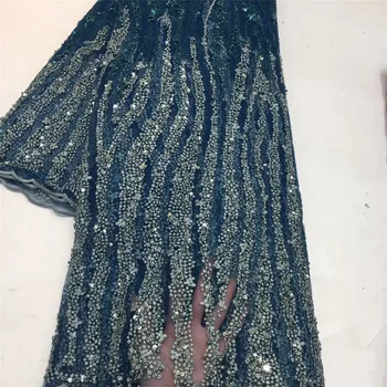 African Beaded Lace Fabric Wedding Dress 2020 High Quality French Lace Fabric Fashion Nigeria Lace Fabric ZX36711 
African Beaded Lace Fabric Wedding Dress 2020 High Quality French Lace Fabric Fashion Nigeria Lace Fabric ZX36711