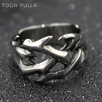 Vintage Hollow Design Round Thorns Ring Cool 316L Stainless Steel Punk Biker Rings For Women Men Viking Jewelry 
Vintage Hollow Design Round Thorns Ring Cool 316L Stainless Steel Punk Biker Rings For Women Men Viking Jewelry