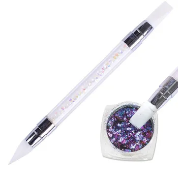 CYSHMILY Nail Art Brush Pen Double Way Rhinestone Silicone Head Carving Dotting Tool for Women DIY Brush Fashion Nail Tool
CYSHMILY Nail Art Brush Pen Double Way Rhinestone Silicone Head Carving Dotting Tool for Women DIY Brush Fashion Nail Tool