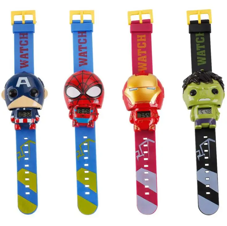 The Avengers 3 Electric Kid Boy Watch Hulk Ironman Spider Man Captain America Figure Model Toys Birthday Party Gift For Childern
The Avengers 3 Electric Kid Boy Watch Hulk Ironman Spider Man Captain America Figure Model Toys Birthday Party Gift For Childern