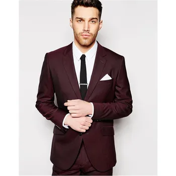 New Men’s Suit Smolking Noivo Terno Slim Fit Easculino Evening Suits For Men Burgundy Man Groomsman Groom Tuxedos (jacket+pants)
New Men’s Suit Smolking Noivo Terno Slim Fit Easculino Evening Suits For Men Burgundy Man Groomsman Groom Tuxedos (jacket+pants)
