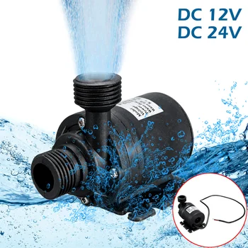 Portable Mini 800L/H DC 12V 24V Solar Brushless Motor Water Circulation Water Pump Brushless Motor Ultra-quiet Submersible Pump 
Portable Mini 800L/H DC 12V 24V Solar Brushless Motor Water Circulation Water Pump Brushless Motor Ultra-quiet Submersible Pump