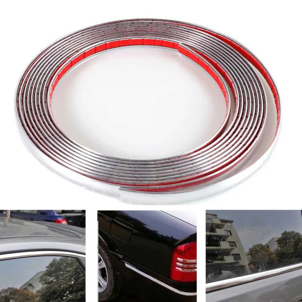 5 Meter Car Chrome DIY Moulding Trim Strip For Door Window Bumper Grille Parts Car Bumper Strip Adhesive
5 Meter Car Chrome DIY Moulding Trim Strip For Door Window Bumper Grille Parts Car Bumper Strip Adhesive