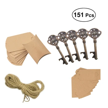 151pcs DIY Vintage Wine Beer Bottle Opener Kit Party Gift with Candy Boxes for Gathering Anniversary Party Favor Gifts Bag A30
151pcs DIY Vintage Wine Beer Bottle Opener Kit Party Gift with Candy Boxes for Gathering Anniversary Party Favor Gifts Bag A30