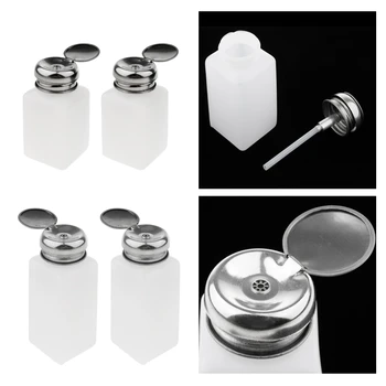 4 Pieces Nail Polish Remover Pump Dispenser Press Bottle Empty Container Set for Men Women Travel Nails Salon, Multiuse Tools
4 Pieces Nail Polish Remover Pump Dispenser Press Bottle Empty Container Set for Men Women Travel Nails Salon, Multiuse Tools