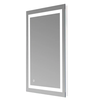 28"x 20" Square Wall Mounted Led Lighted Bathroom Mirror with Touch Switch
28"x 20" Square Wall Mounted Led Lighted Bathroom Mirror with Touch Switch